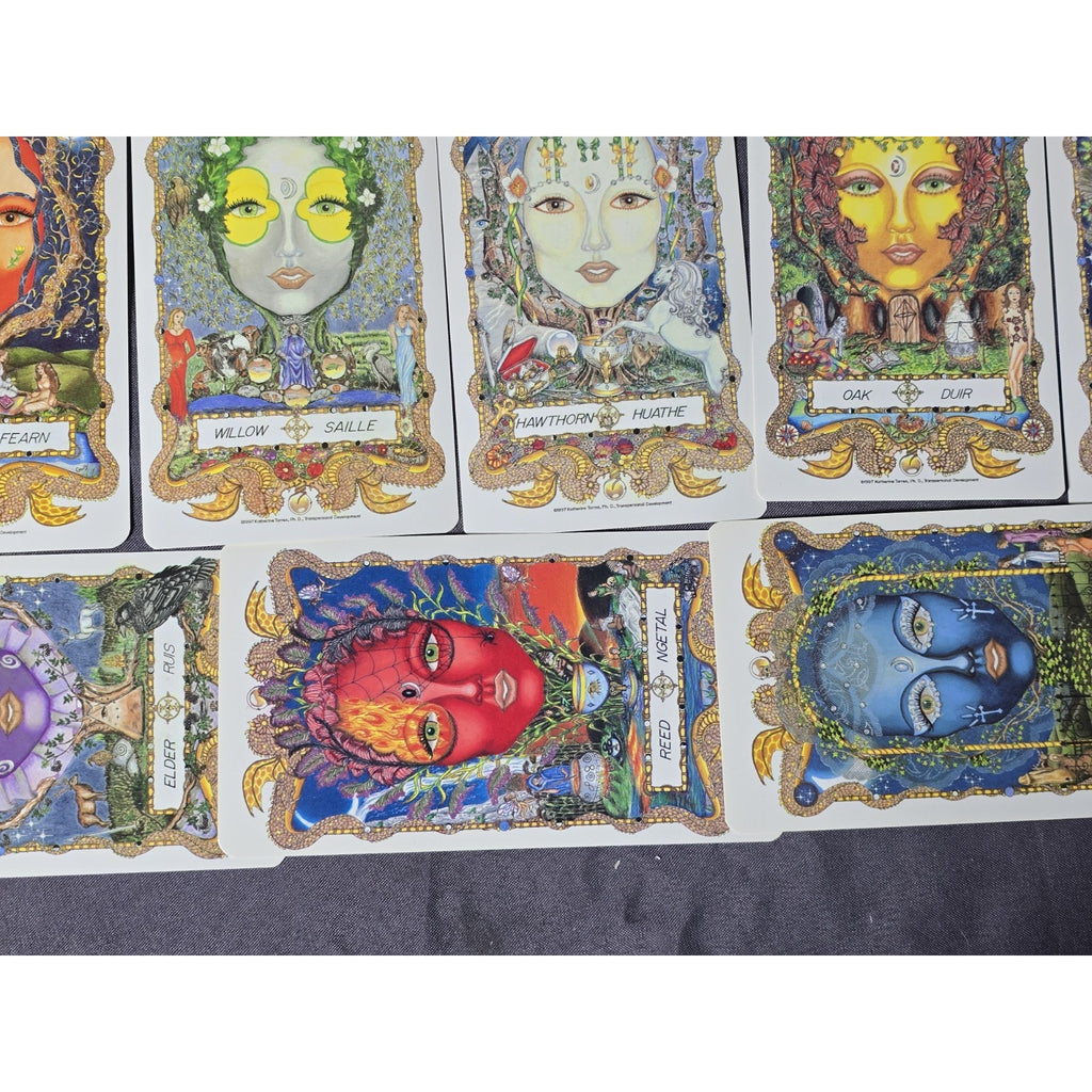 The Faces Of Womanspirit Celtic Moon Journey Tarot Card Deck by Katherine Torres