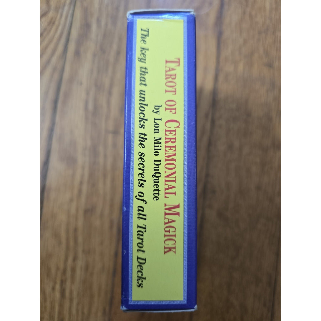 Tarot of Ceremonial Magick By Lon Milo Duquette Sealed But Torn Shrink US Games Systems 1994