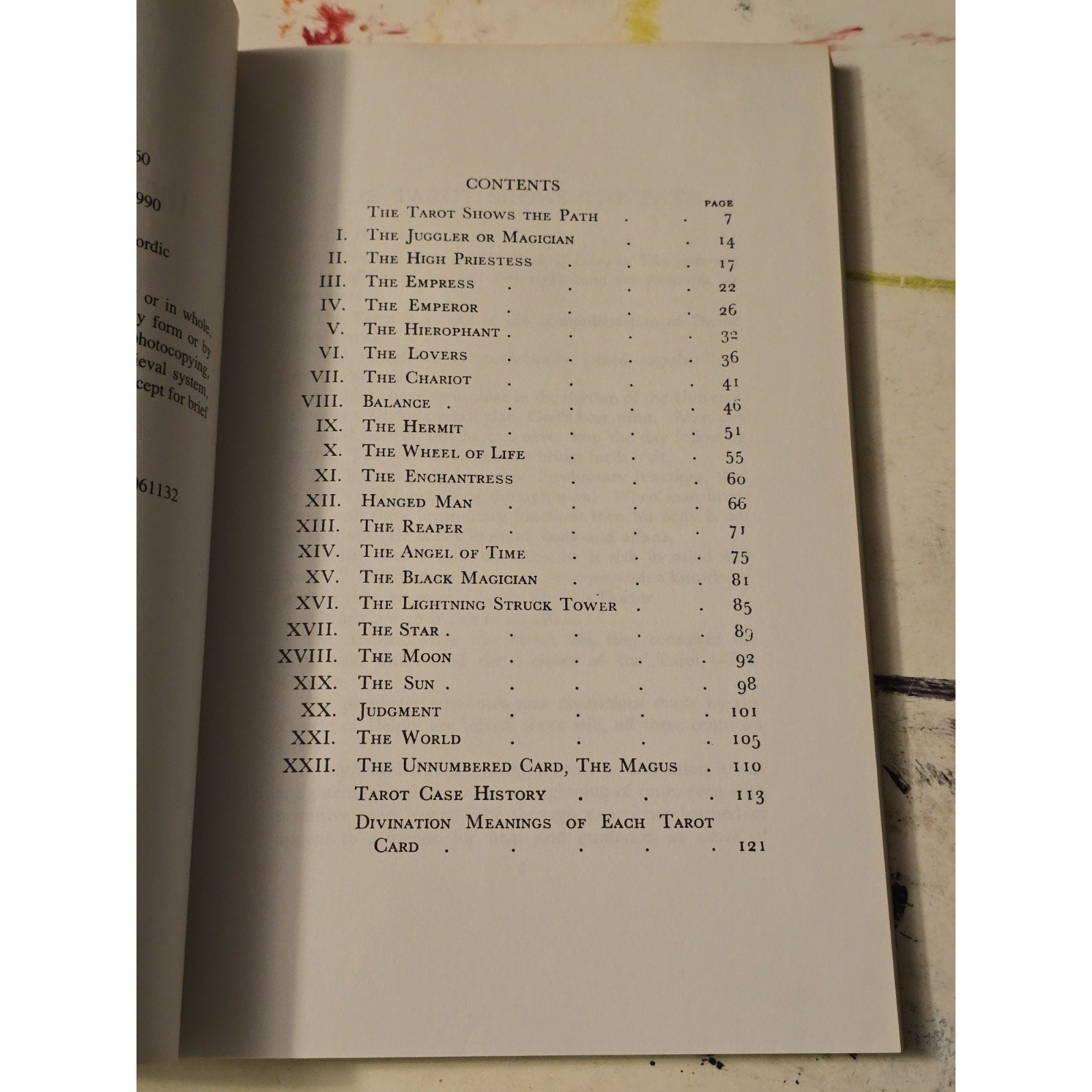 The Tarot Shows The Path by Rolla Nordic. Expanded Edition from 1990. Paperback Book Magickal