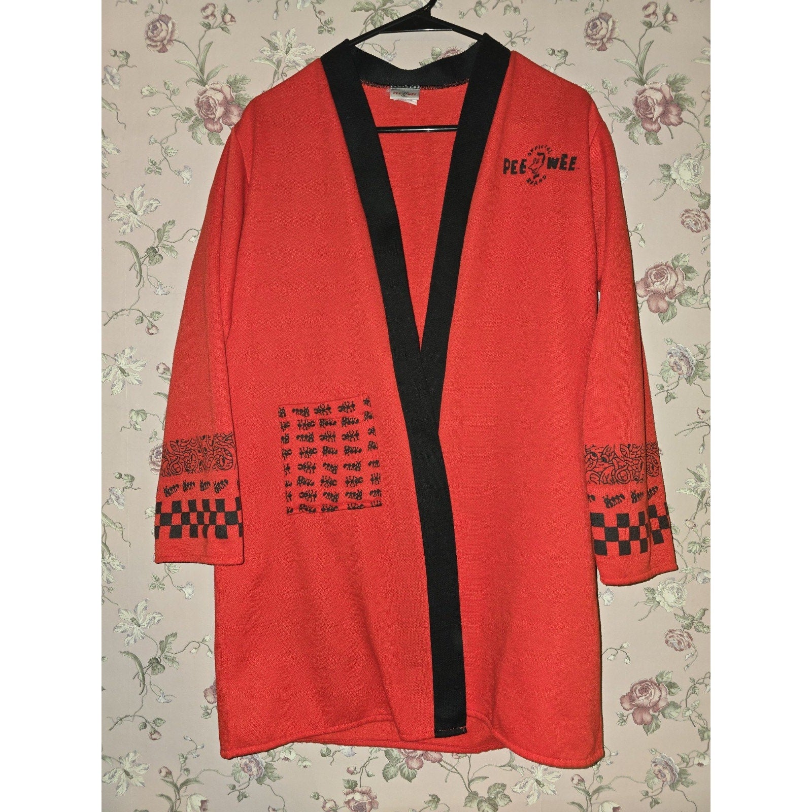 Original 1989 Pee Wee Herman Official Brand Child/Kid Sz M 12-14 Robe