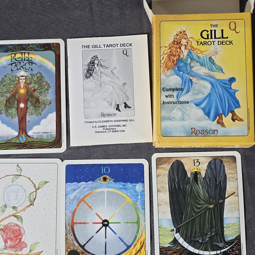 Original The Gill Tarot Card Deck By EJ GILL 1990 Complete Esoteric US Game Systems