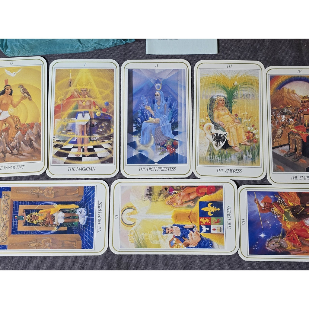 The Millennium Tarot 22 Major Arcana by Chamberlain & Westenberg. Printed by Adelaide 1984