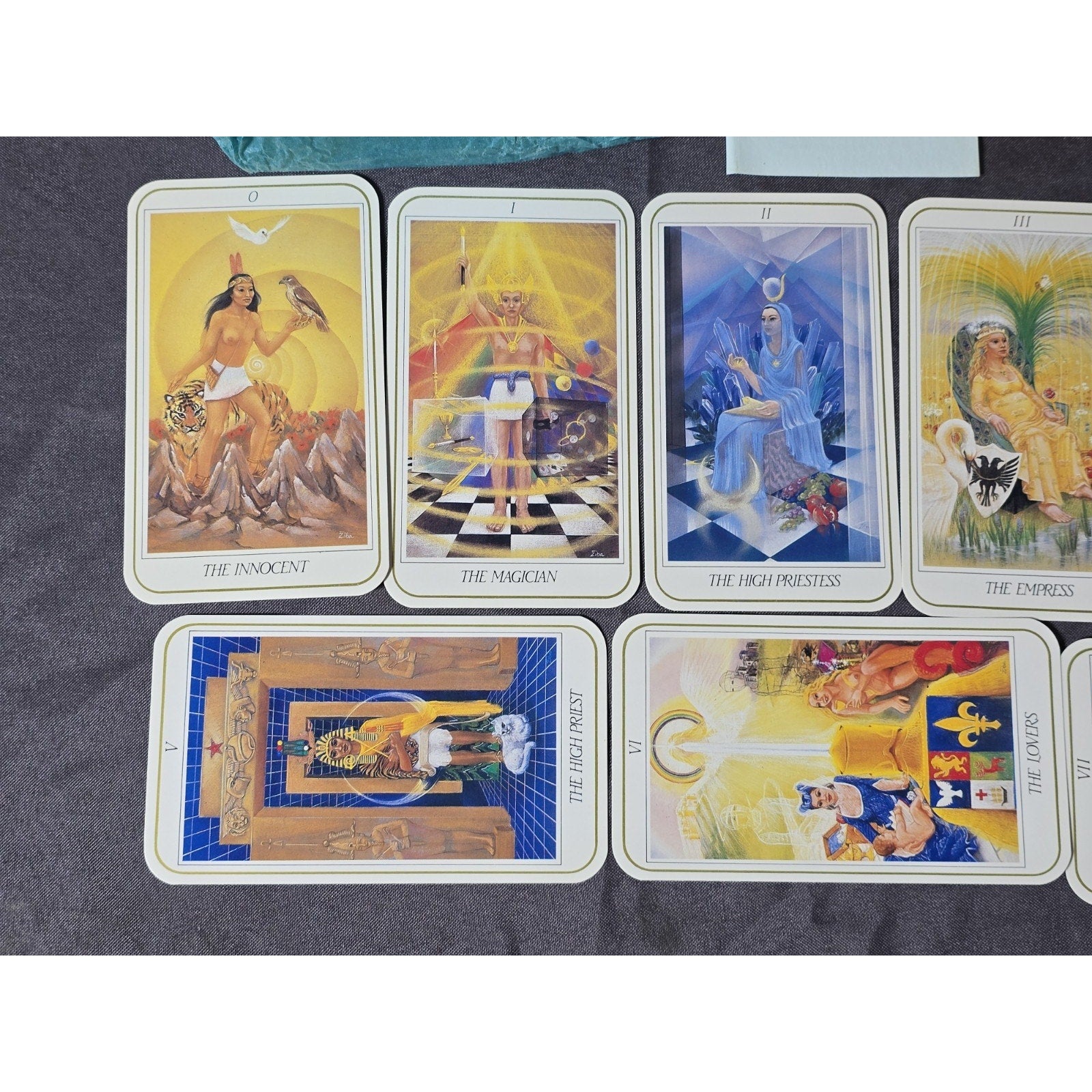 The Millennium Tarot 22 Major Arcana by Chamberlain & Westenberg. Printed by Adelaide 1984