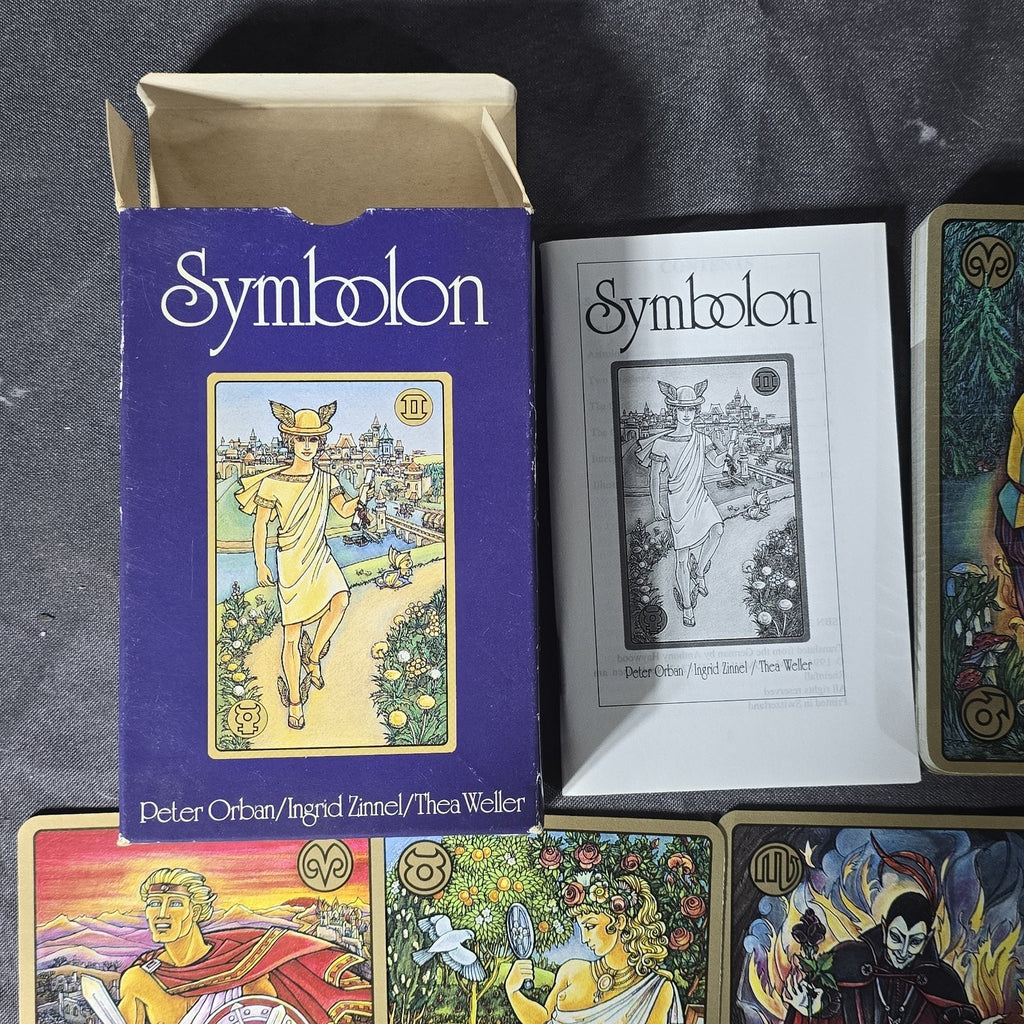 Original Symbolon Tarot Oracle Deck Peter Orban 1993 AGMULLER Big Sized
