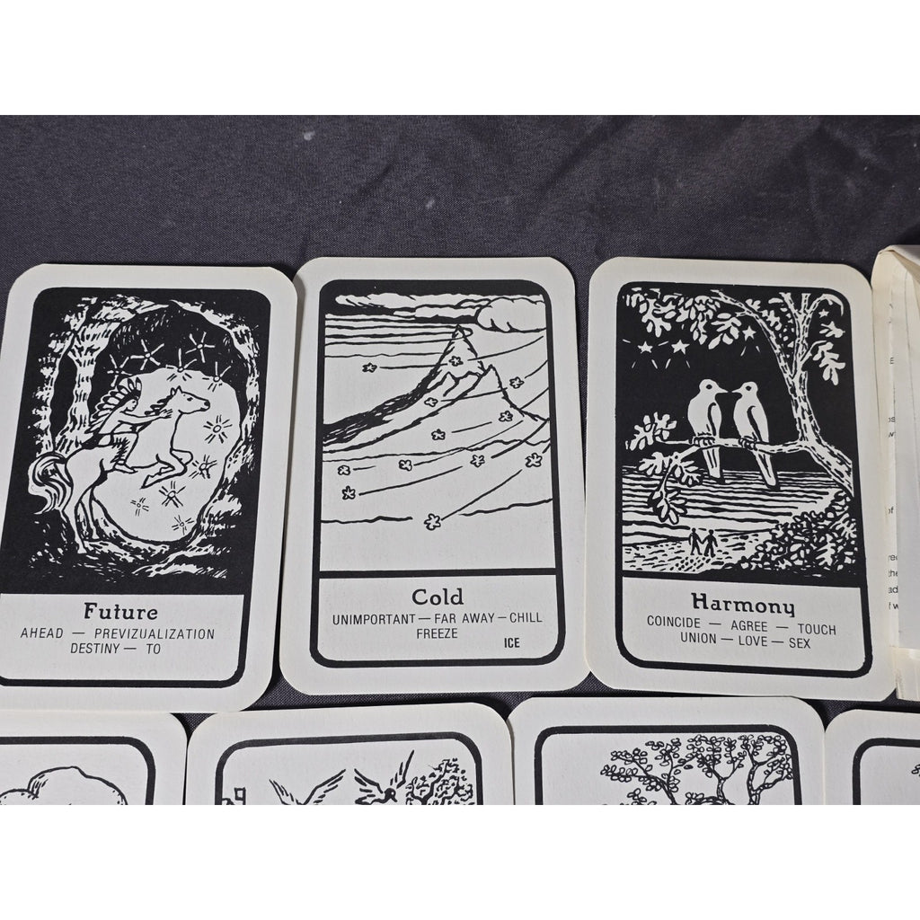 Black Eagle Tarot Nature's Omens From Dudleytown Card Deck by Allen Herkimer of Connecticut.