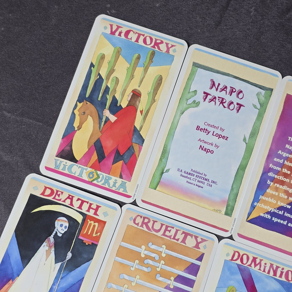 Original Napo Tarot Card Deck  from 1998 OOP Betty Lopez 1st Edition Bilingual Spanish