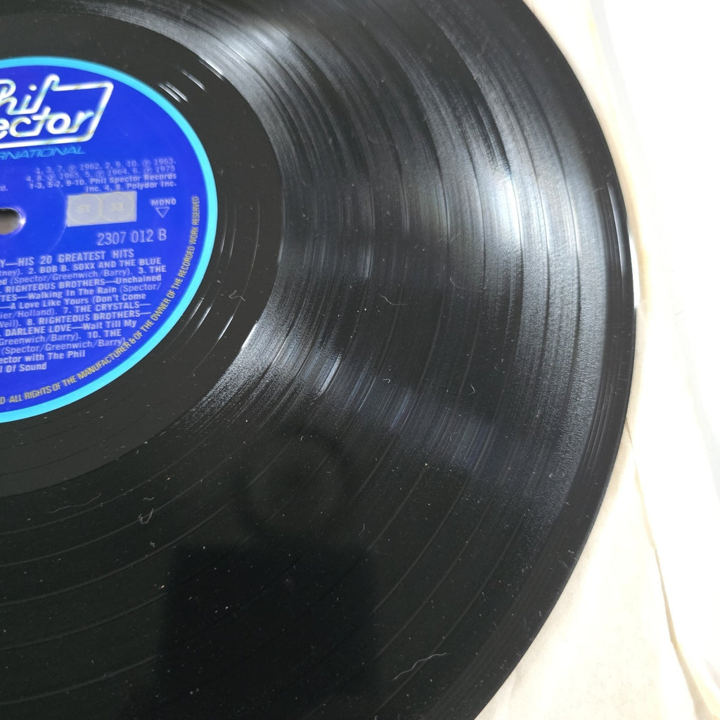 Phil Spectors 20 Greatest Hits Vinyl LP SIGNED By Ronnie Spector w/ Original Photographs