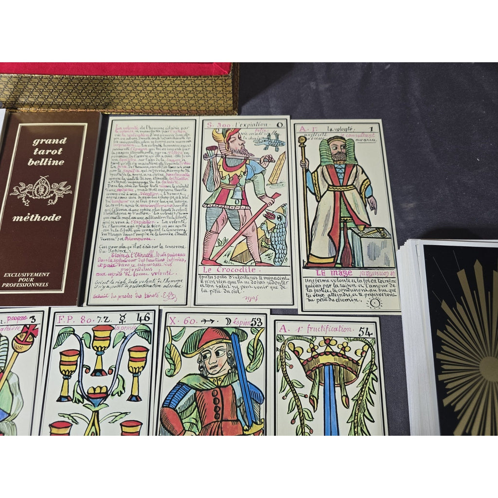 Vintage Le Grand Tarot Belline 1966/1967 US Games Systems Ornate Gilded