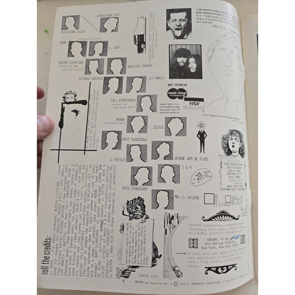 Smegma The Magazine (1978-1981) All 4 issues - Art Music Sexuality Punk New York