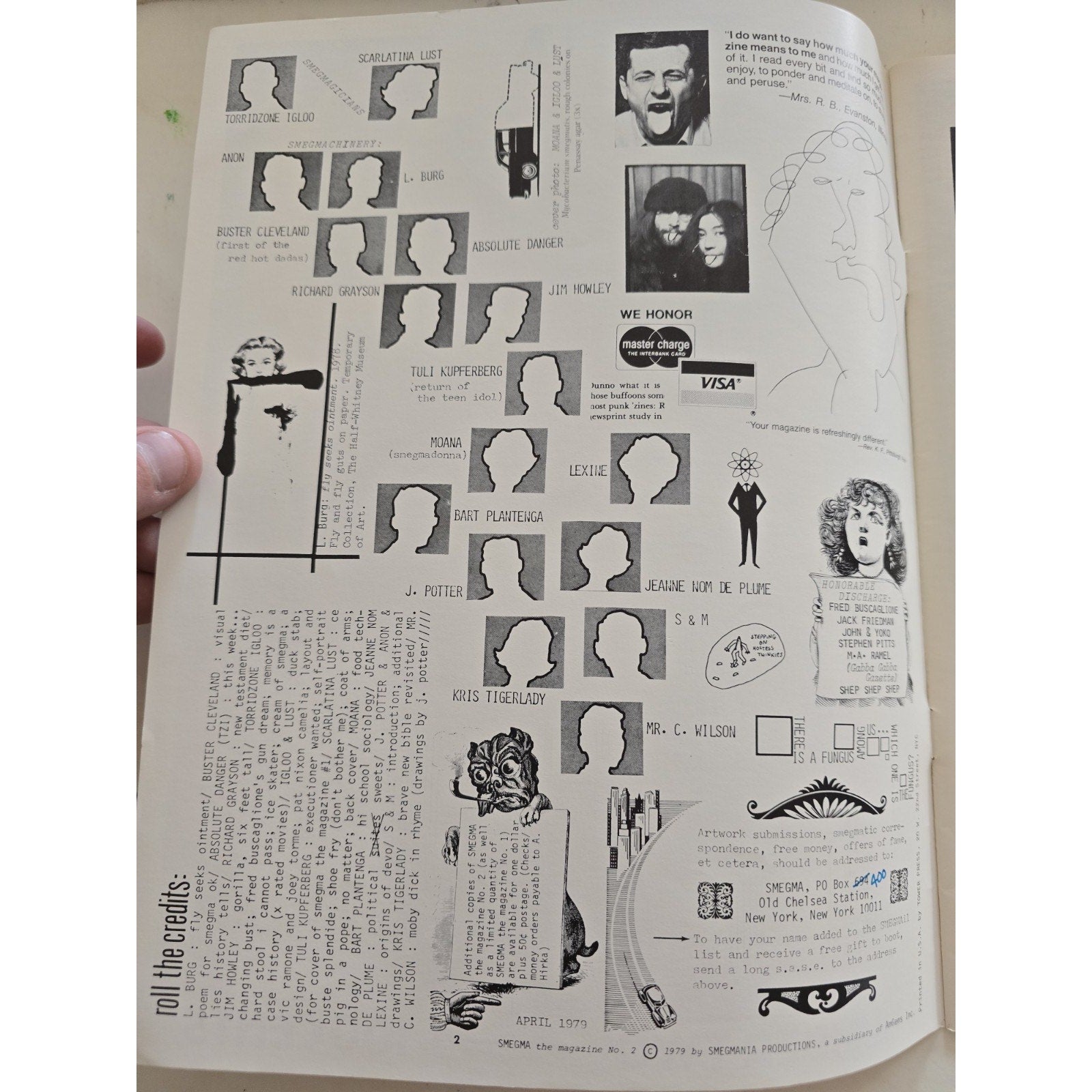 Smegma The Magazine (1978-1981) All 4 issues - Art Music Sexuality Punk New York