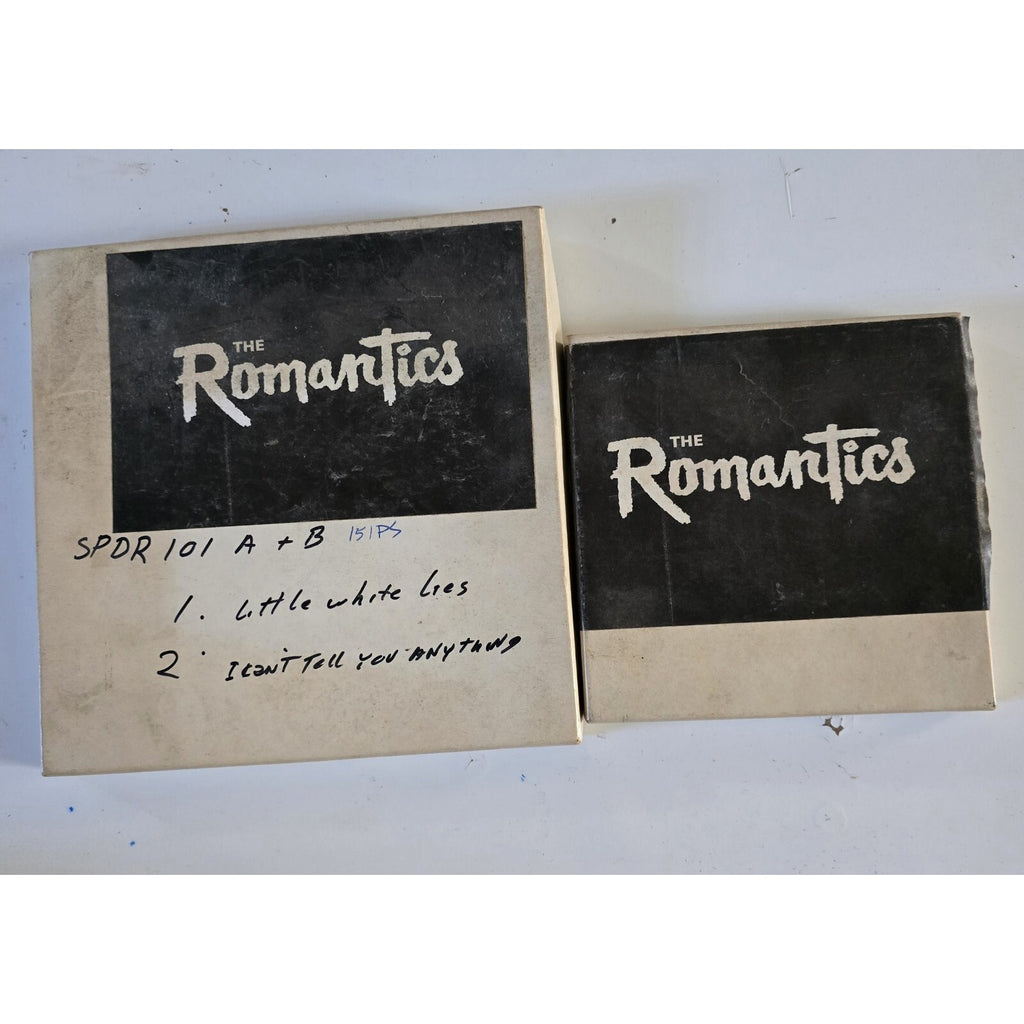 Original The Romantics Little White Lies Single Master Tape Reel To Reel + Other Single