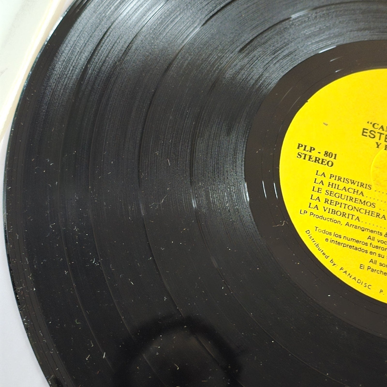 Original Esteban Steven Jordan & Pura Jalea - Canto Al Pueblo Vinyl LP 1st Edition