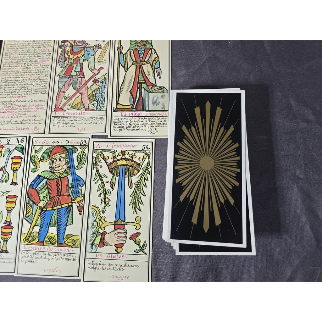 Vintage Le Grand Tarot Belline 1966/1967 US Games Systems Ornate Gilded