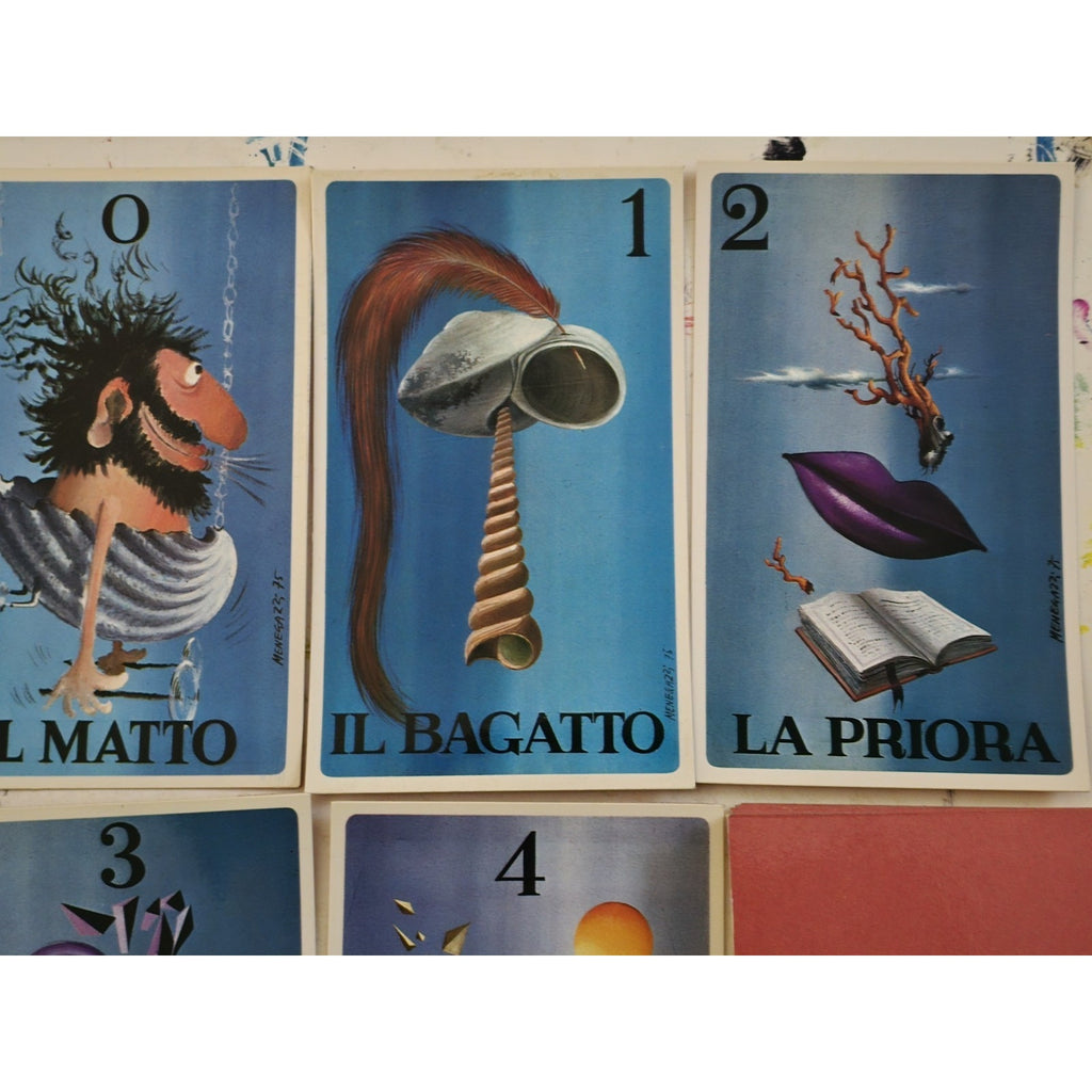 Le Conchiglie Divinatorie Tarot Card Deck by Osvaldo Menegazzi 1975 Signed & #'d