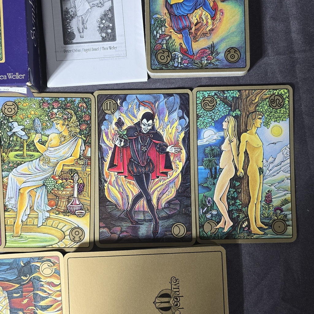 Original Symbolon Tarot Oracle Deck Peter Orban 1993 AGMULLER Big Sized