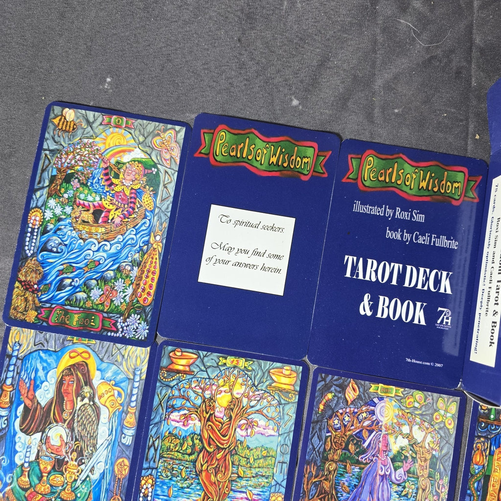 Pearls of Wisdom Tarot Card Deck Second Edition Sim Fullbrite 7th House Complete
