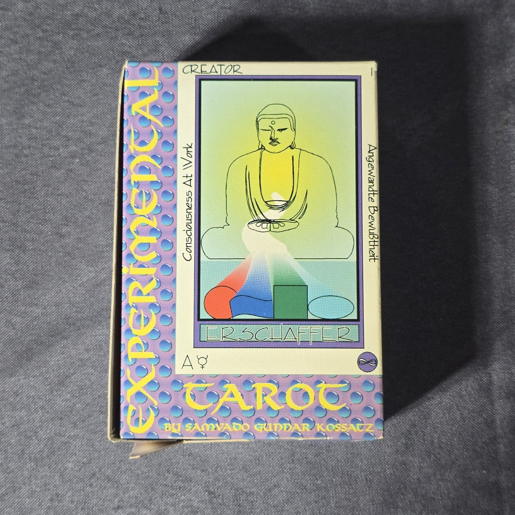 Vintage Experimental Tarot Card Deck by Gunnar Kossatz. Printed by AGMULLER English Edition