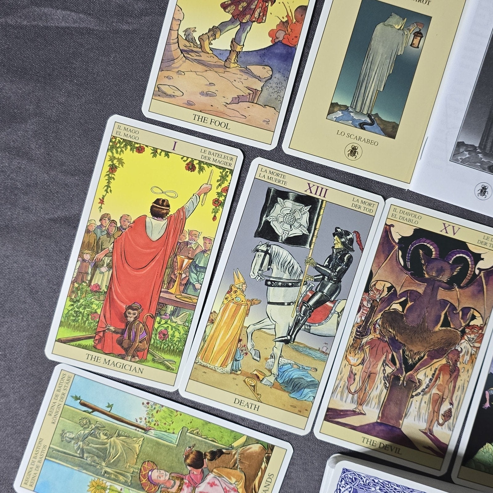 Vintage Tarot of the New Vision Card Deck By Pietro Alligo Lo Scarabeo Llewellyn