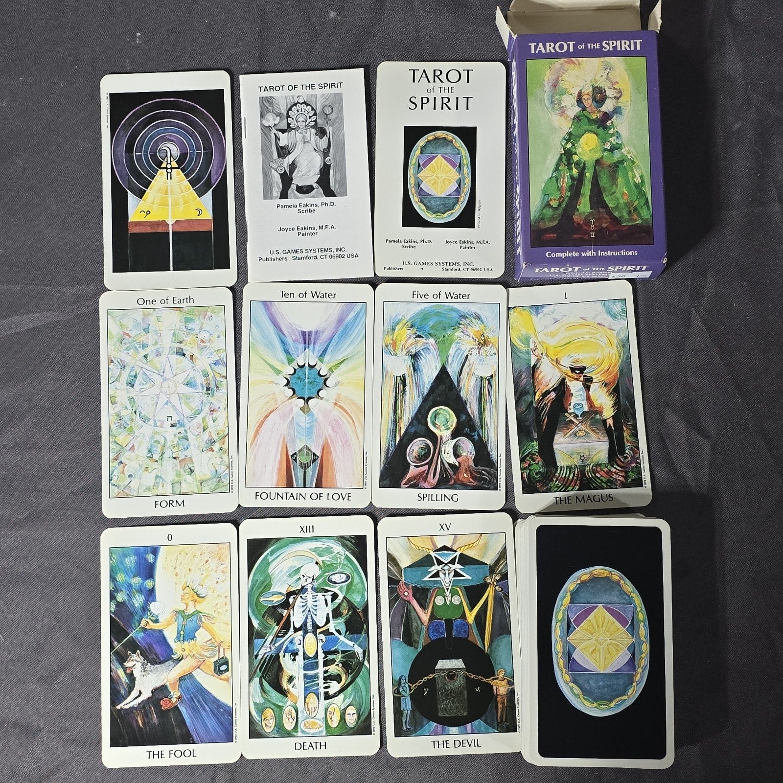 Original Tarot Of The Spirits 1992 Edition by Pamela & Joyce Eakins USG Complete