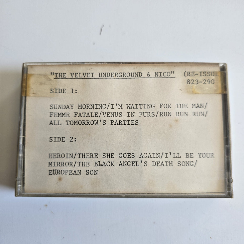 Velvet Underground & Nico Sample Test Pressing Cassette Tape Polygram Demo 1984