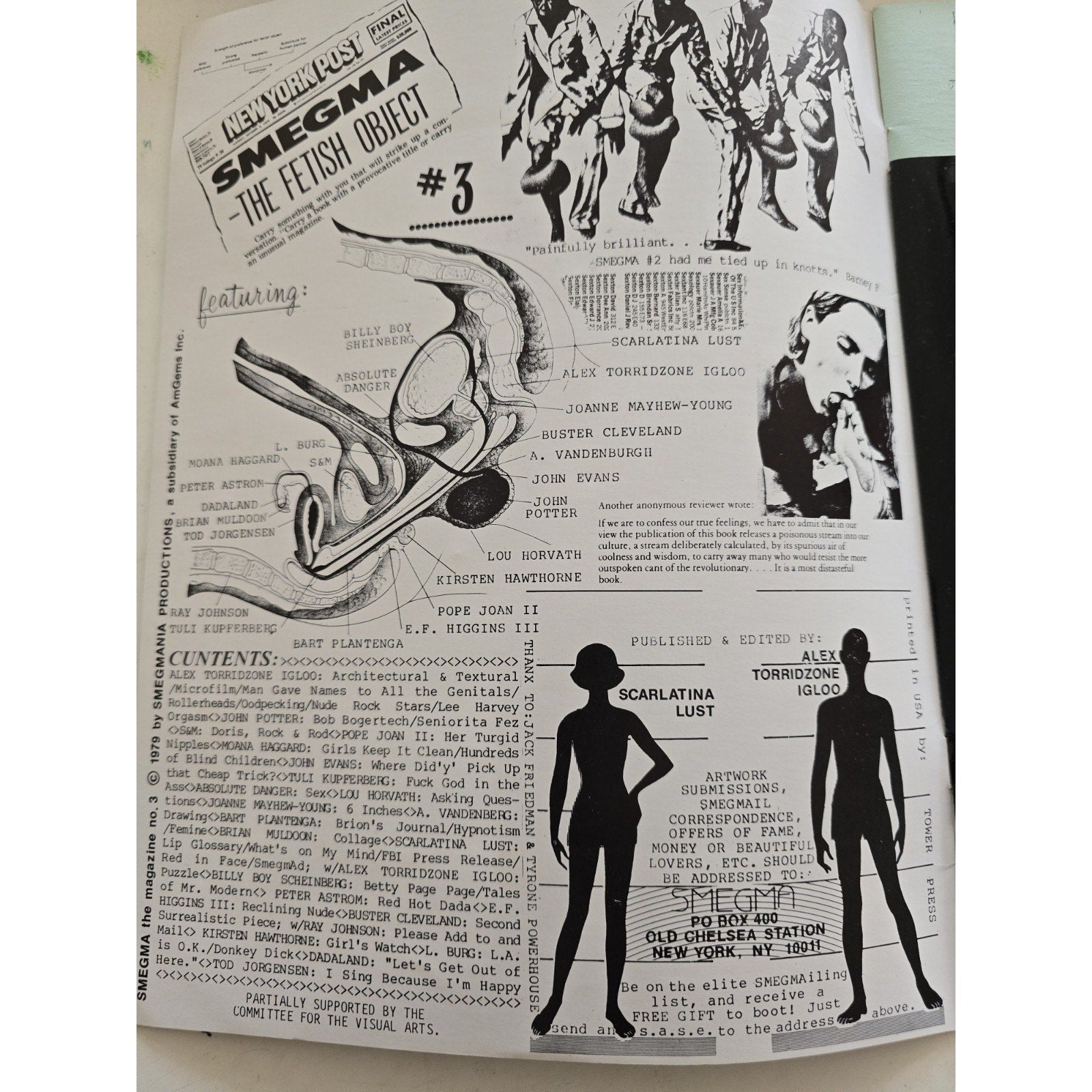 Smegma The Magazine (1978-1981) All 4 issues - Art Music Sexuality Punk New York