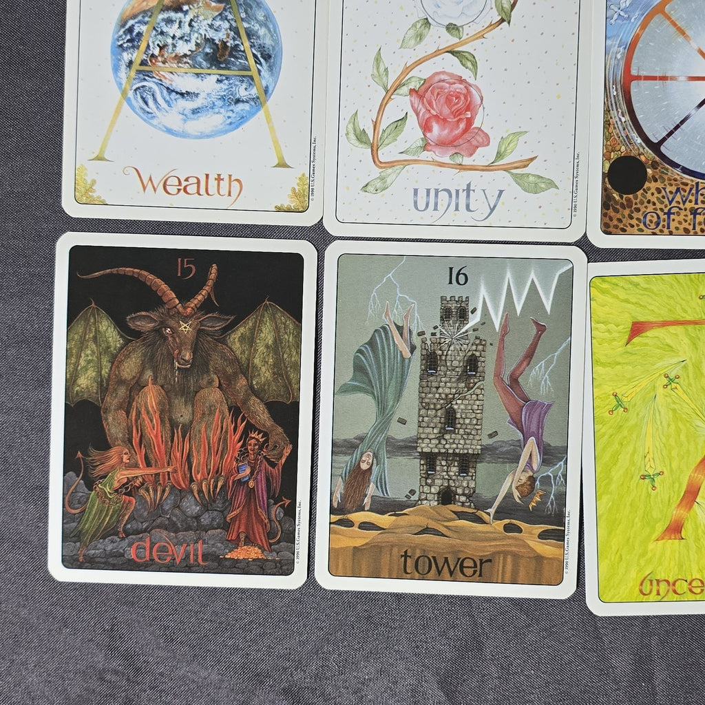 Original The Gill Tarot Card Deck By EJ GILL 1990 Complete Esoteric US Game Systems