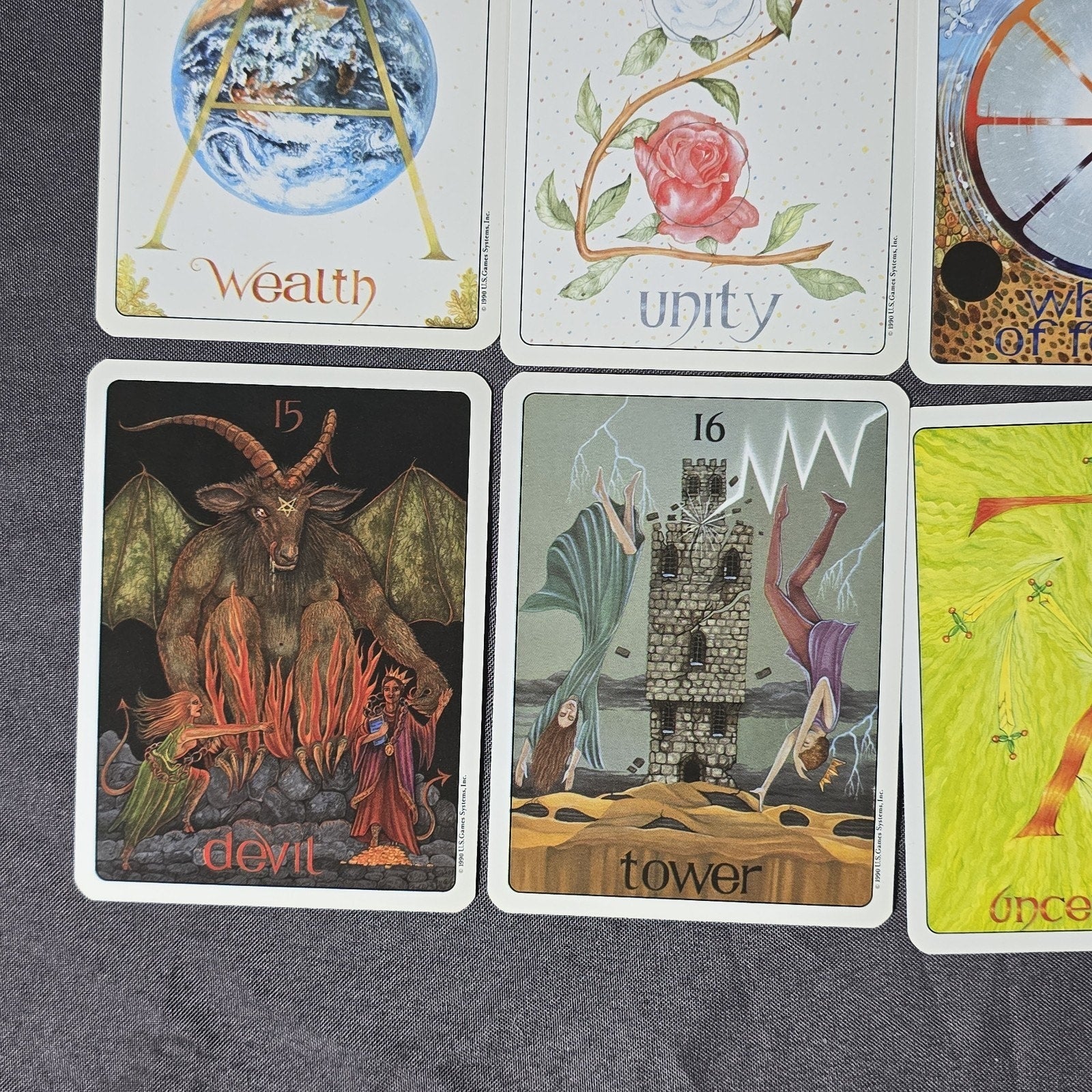 Original The Gill Tarot Card Deck By EJ GILL 1990 Complete Esoteric US Game Systems