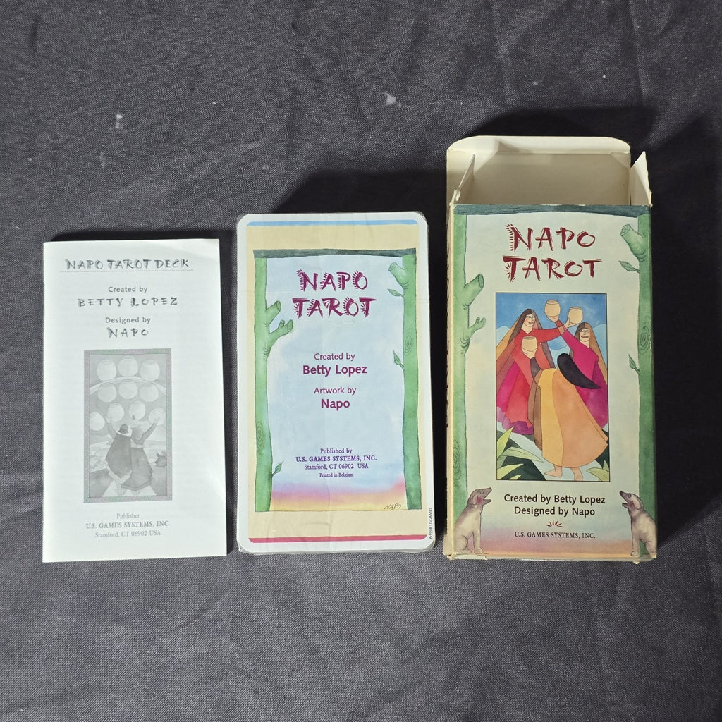 Original Napo Tarot Card Deck from 1998 OOP Betty Lopez 1st Ed SEALED Bilingual Spanish
