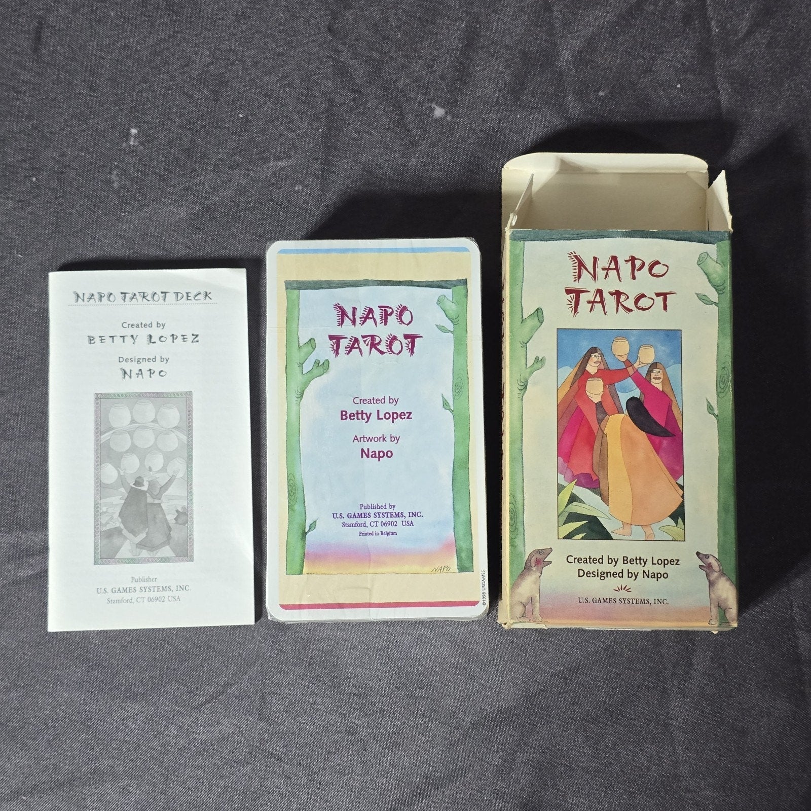 Original Napo Tarot Card Deck from 1998 OOP Betty Lopez 1st Ed SEALED Bilingual Spanish