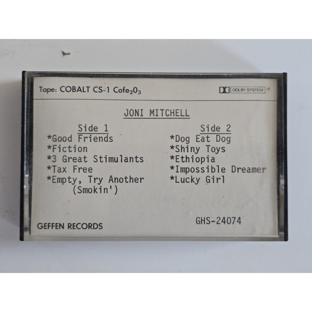 Joni Mitchell Dog Eat Dog Test Pressing Cassette Tape Demo Sample Geffen Records