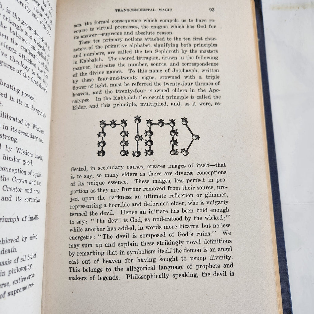 Eliphas Levi Transcendental Magic. Published by de Laurence in 1946. Hardcover Occult Book 2nd Ed