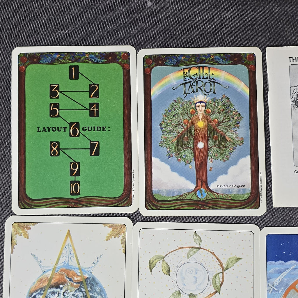Original The Gill Tarot Card Deck By EJ GILL 1990 Complete Esoteric US Game Systems