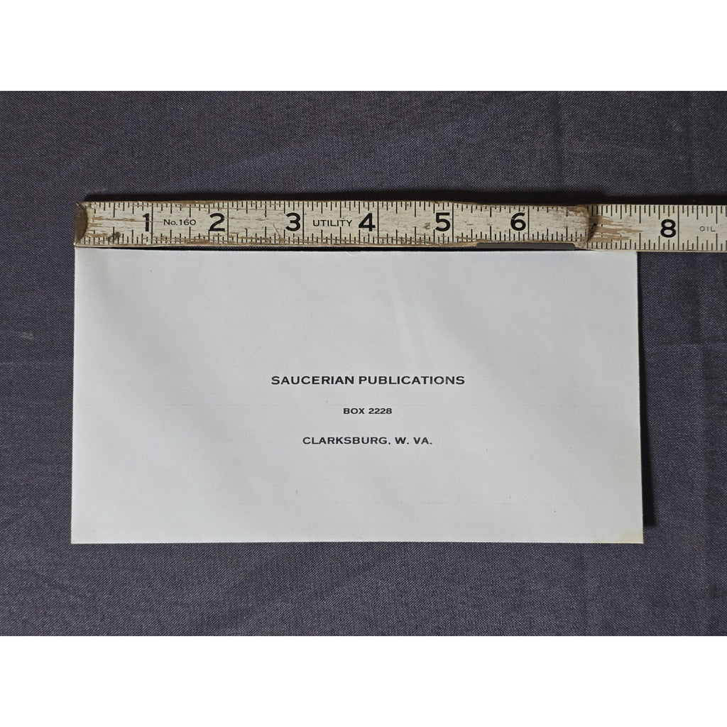 Original Saucerian Publications Unused Envelope Gray Barker West Virginia