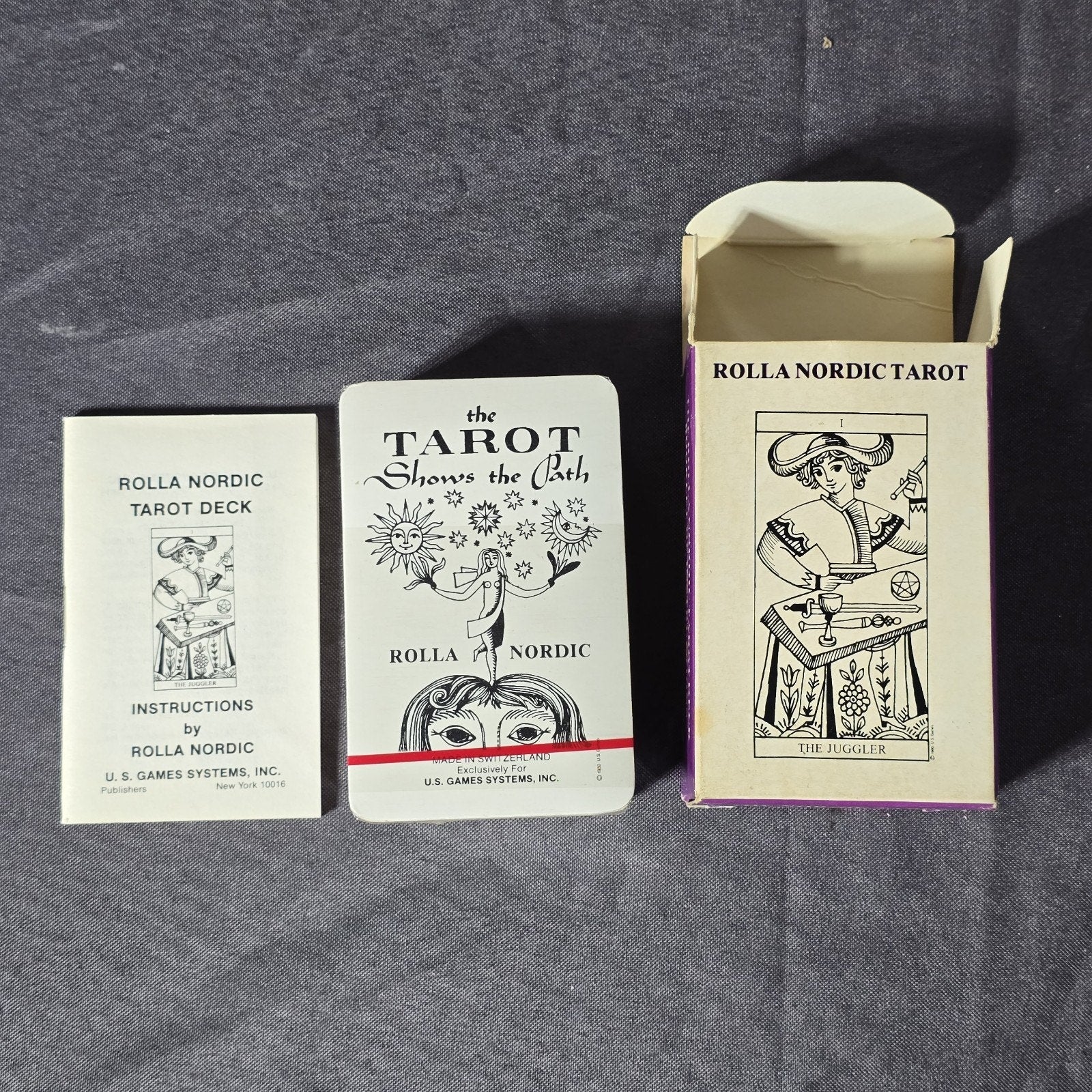 Vintage Rolla Nordic Tarot Card Deck 1981 SEALED AGMULLER & Cie Fortune Telling