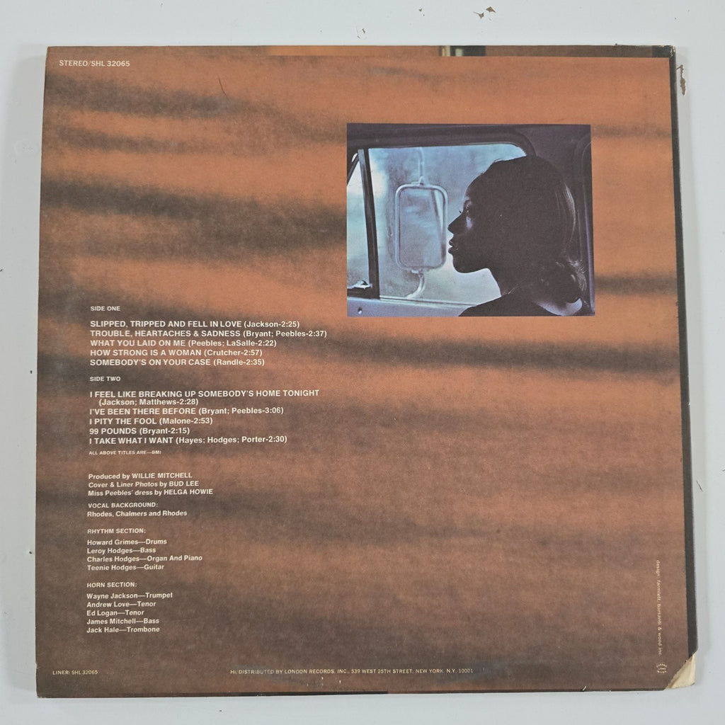 Original Ann Peebles Straight From The Heart Vinyl LP Hi Records 1st Press EX