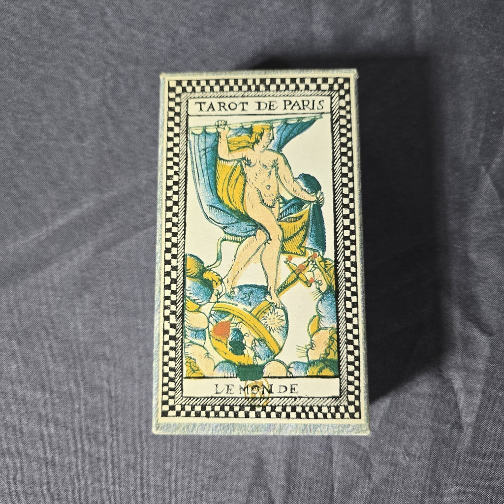 Vintage Tarot de Paris Card Deck 17th Century Reproduction by Andre Dimanche. Printed by Grimaud OOP