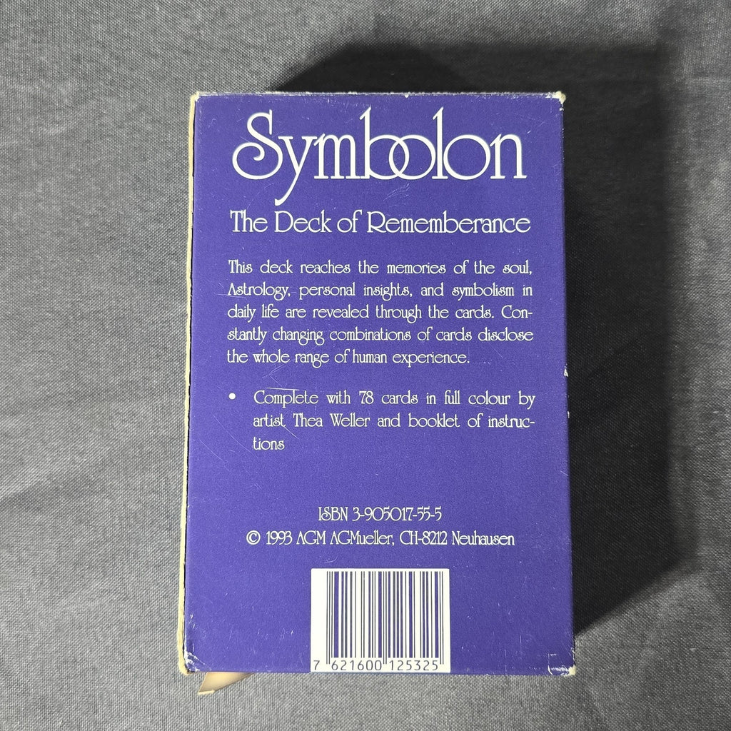 Original Symbolon Tarot Oracle Deck Peter Orban 1993 AGMULLER Big Sized