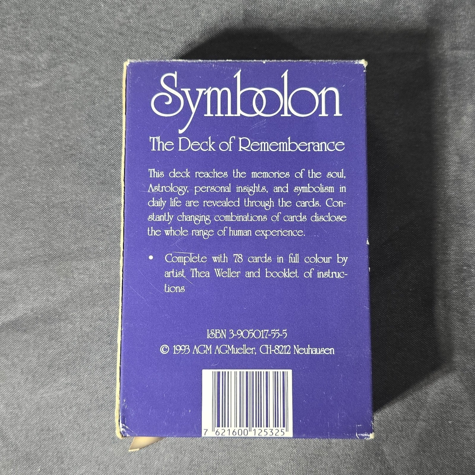 Original Symbolon Tarot Oracle Deck Peter Orban 1993 AGMULLER Big Sized