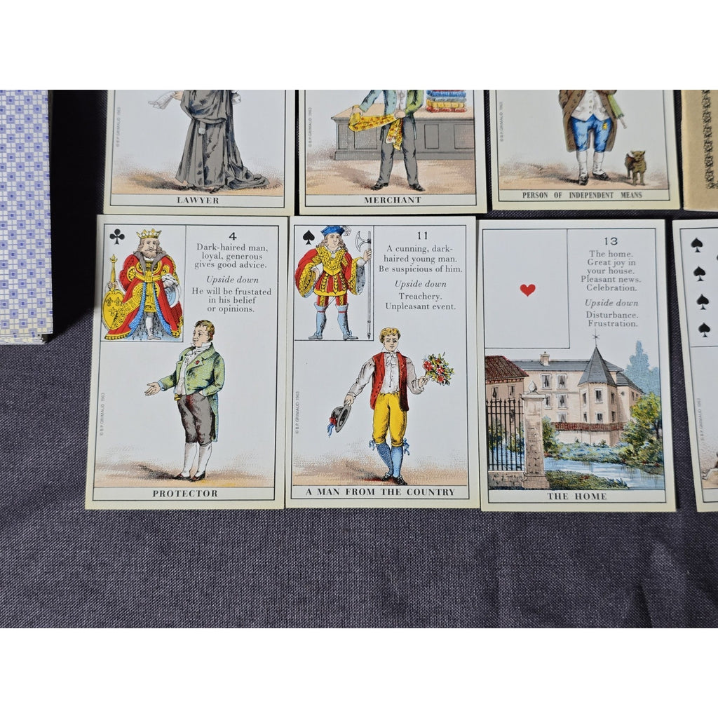 The Concise Fortune Teller Tarot Cards Deck 36 Cards English 1963 Complete
