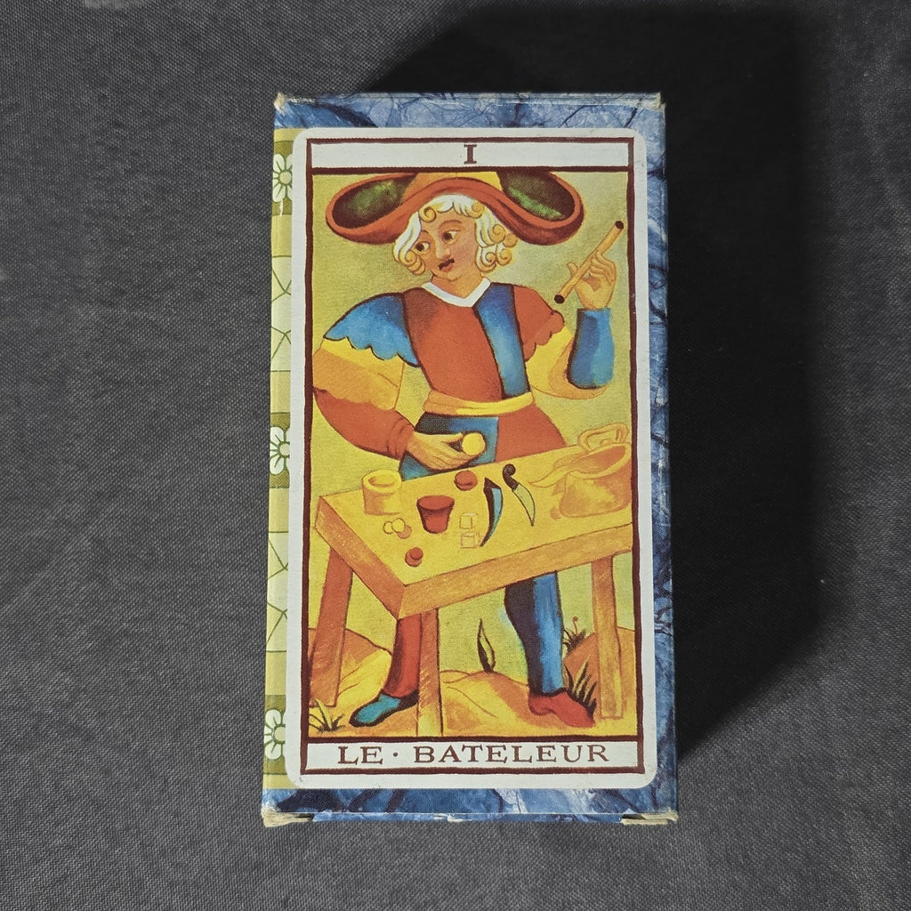 Vintage Le Tarot De Marseille Fournier of Spain Reprint Multilingual Rare