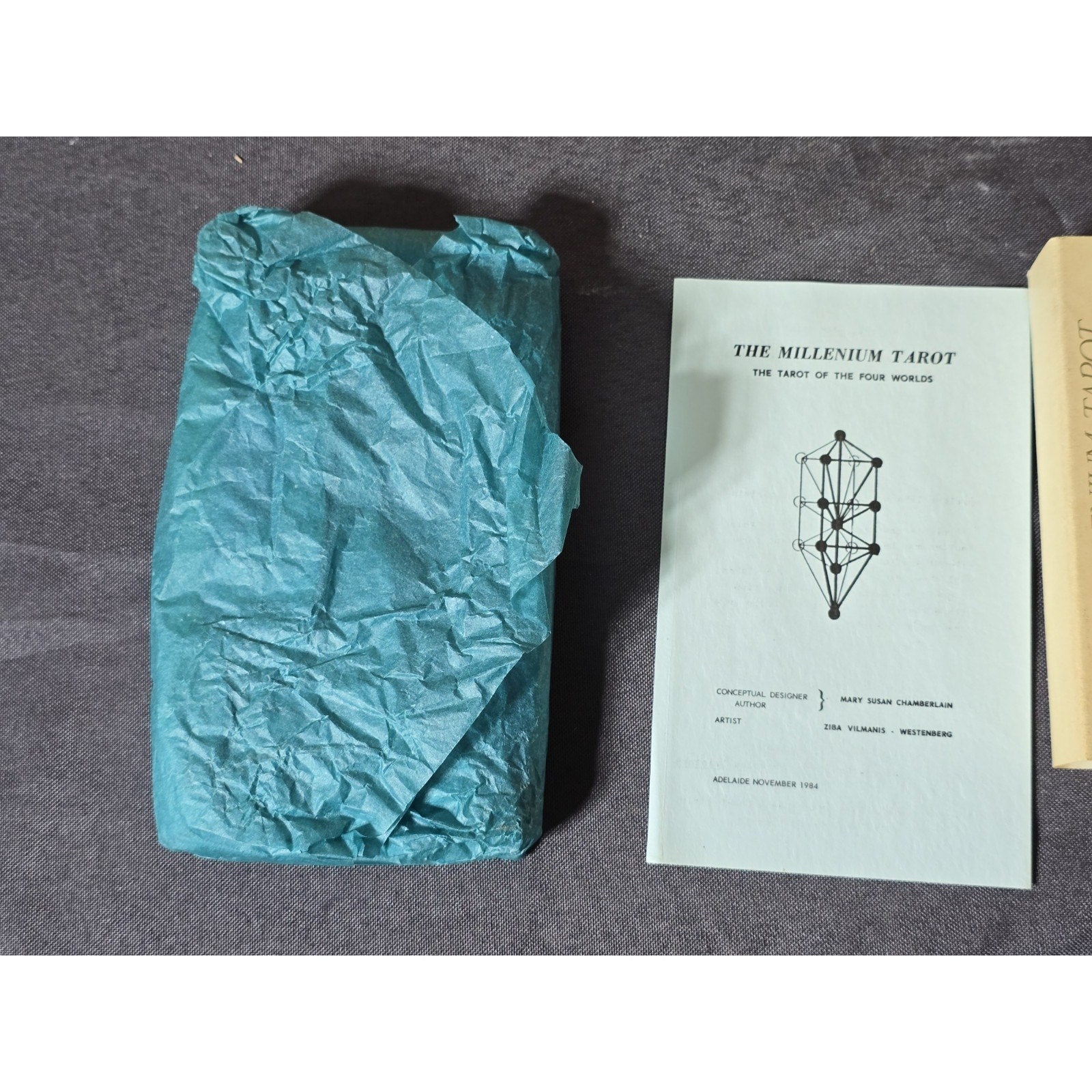 The Millennium Tarot 22 Major Arcana by Chamberlain & Westenberg. Printed by Adelaide 1984