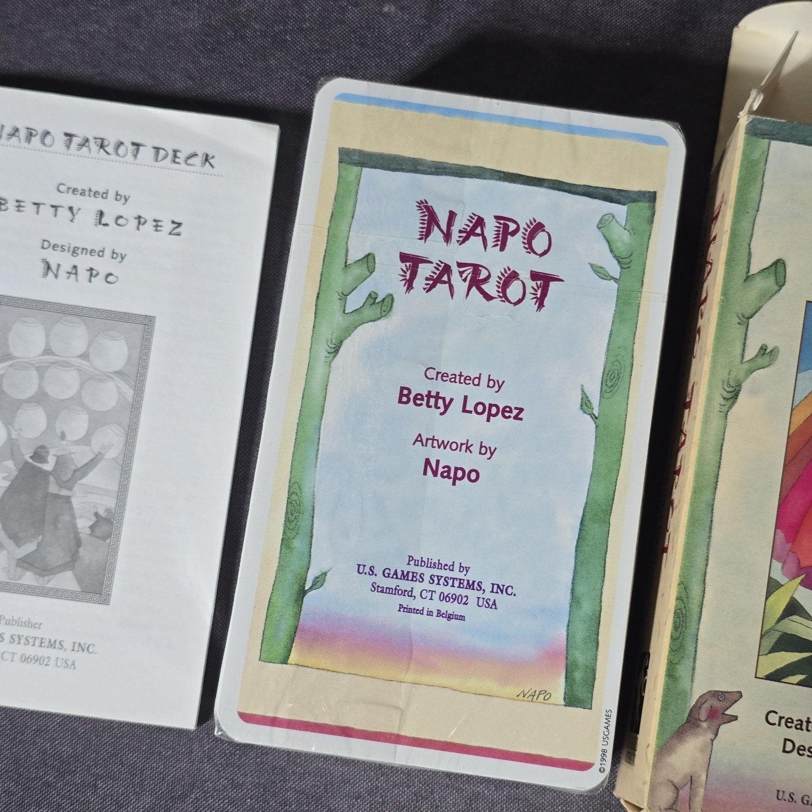 Original Napo Tarot Card Deck from 1998 OOP Betty Lopez 1st Ed SEALED Bilingual Spanish