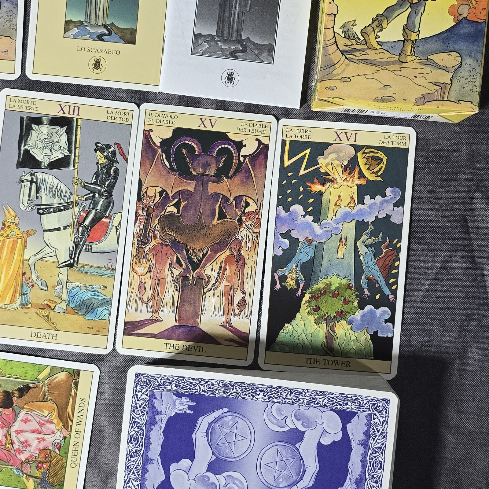 Vintage Tarot of the New Vision Card Deck By Pietro Alligo Lo Scarabeo Llewellyn