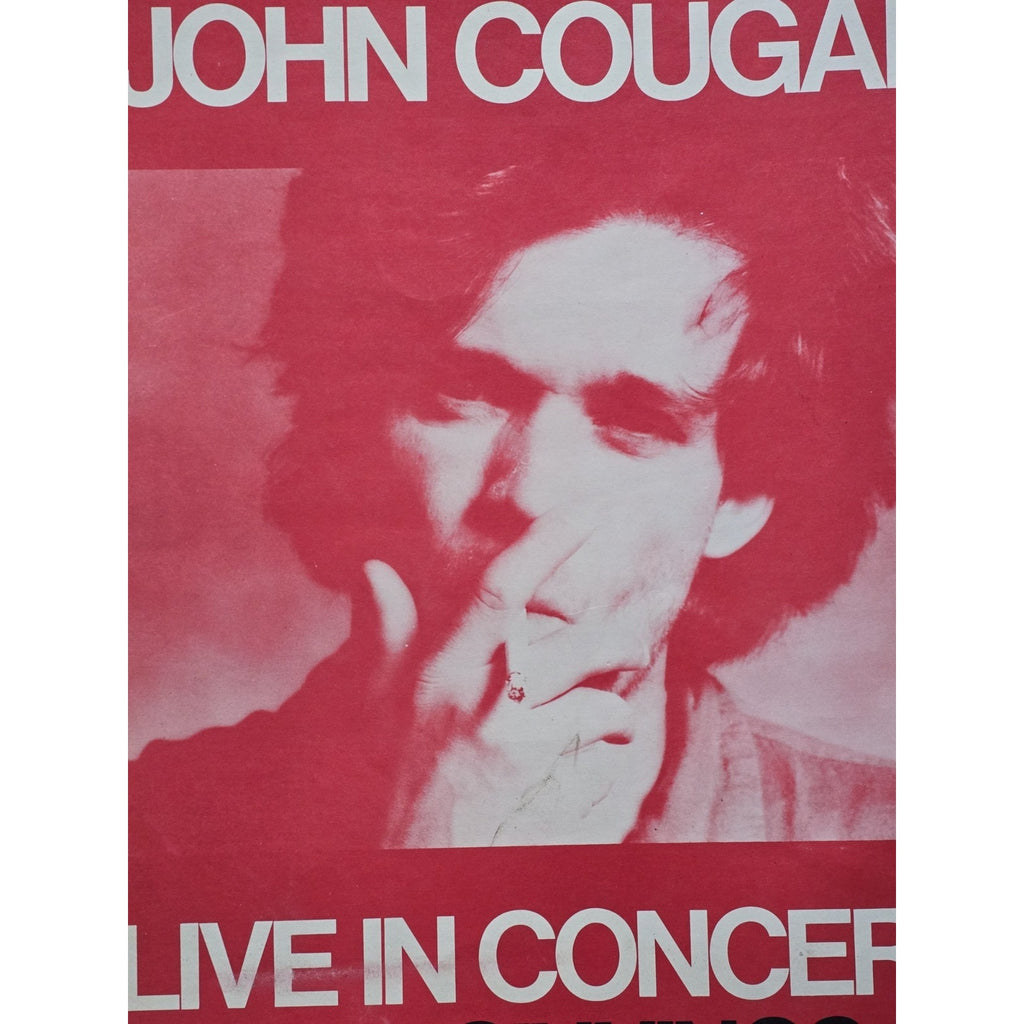 Original JOHN COUGAR B'Ginnings Chicago 1979 Concert Poster Mellencamp RARE