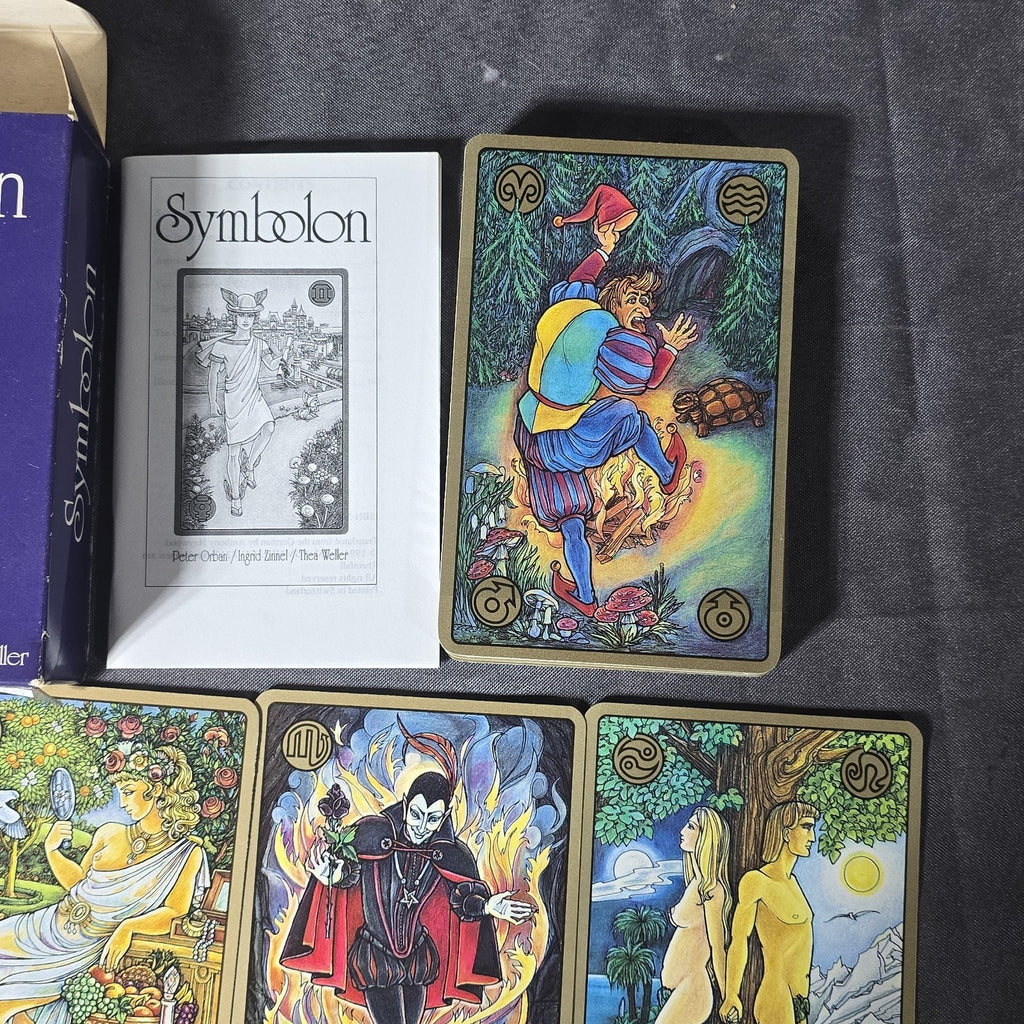 Original Symbolon Tarot Oracle Deck Peter Orban 1993 AGMULLER Big Sized