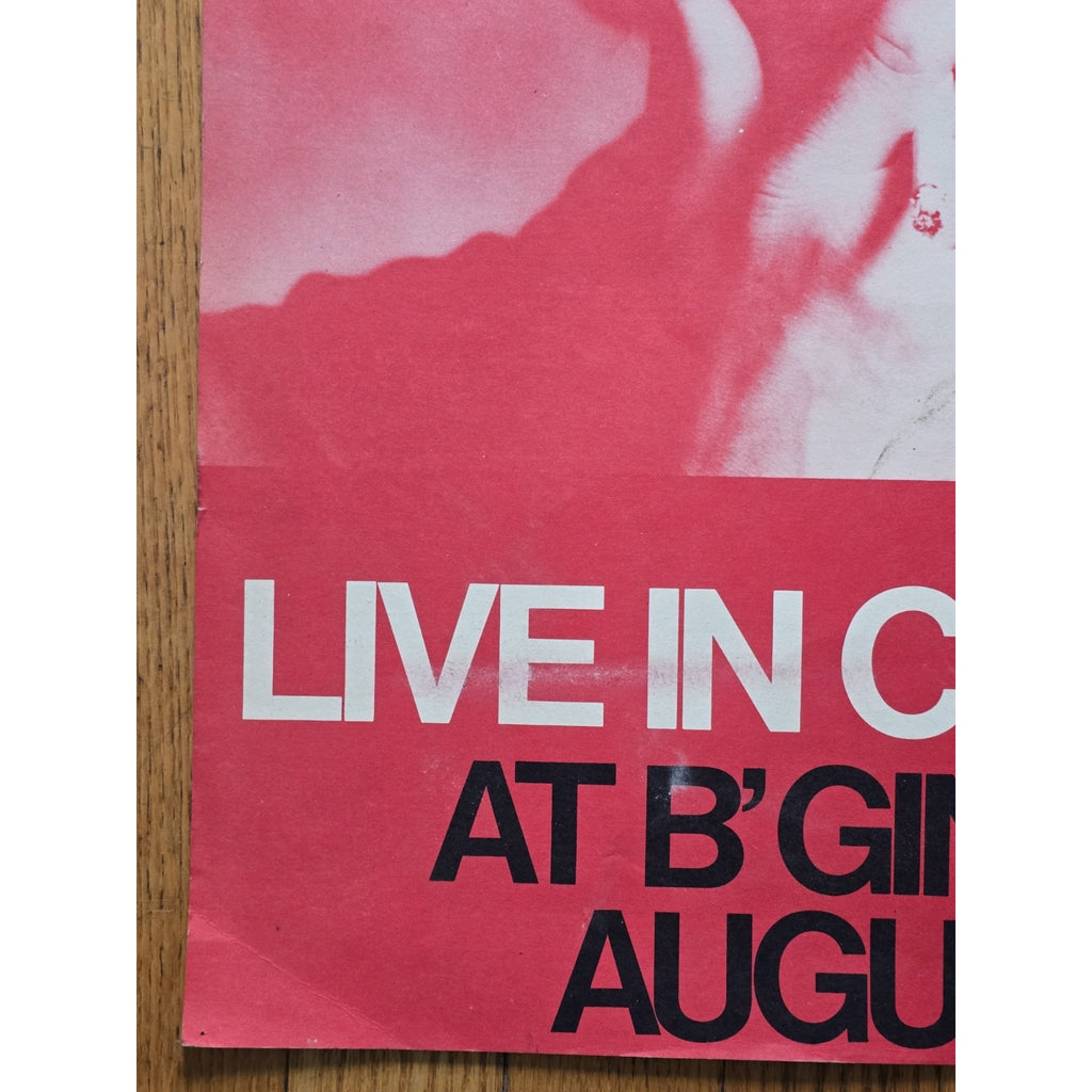 Original JOHN COUGAR B'Ginnings Chicago 1979 Concert Poster Mellencamp RARE