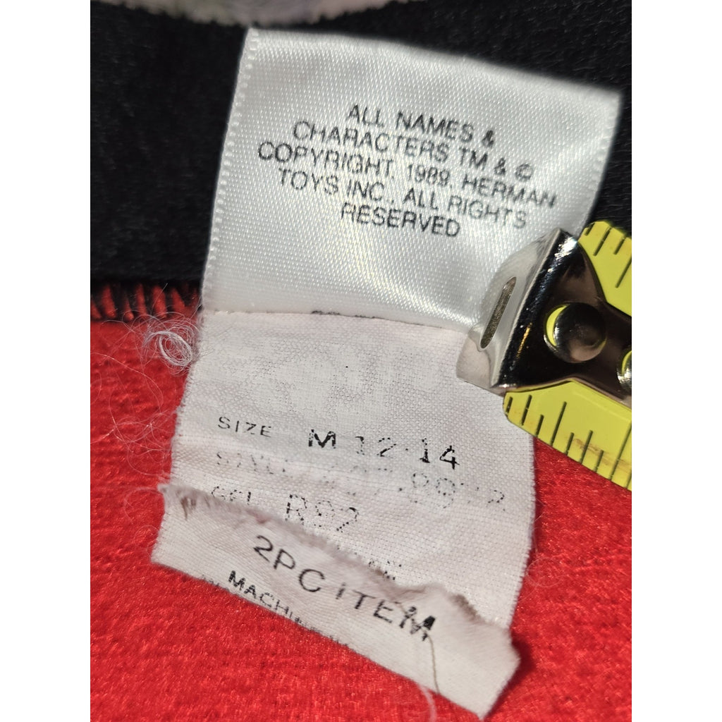 Original 1989 Pee Wee Herman Official Brand Child/Kid Sz M 12-14 Robe
