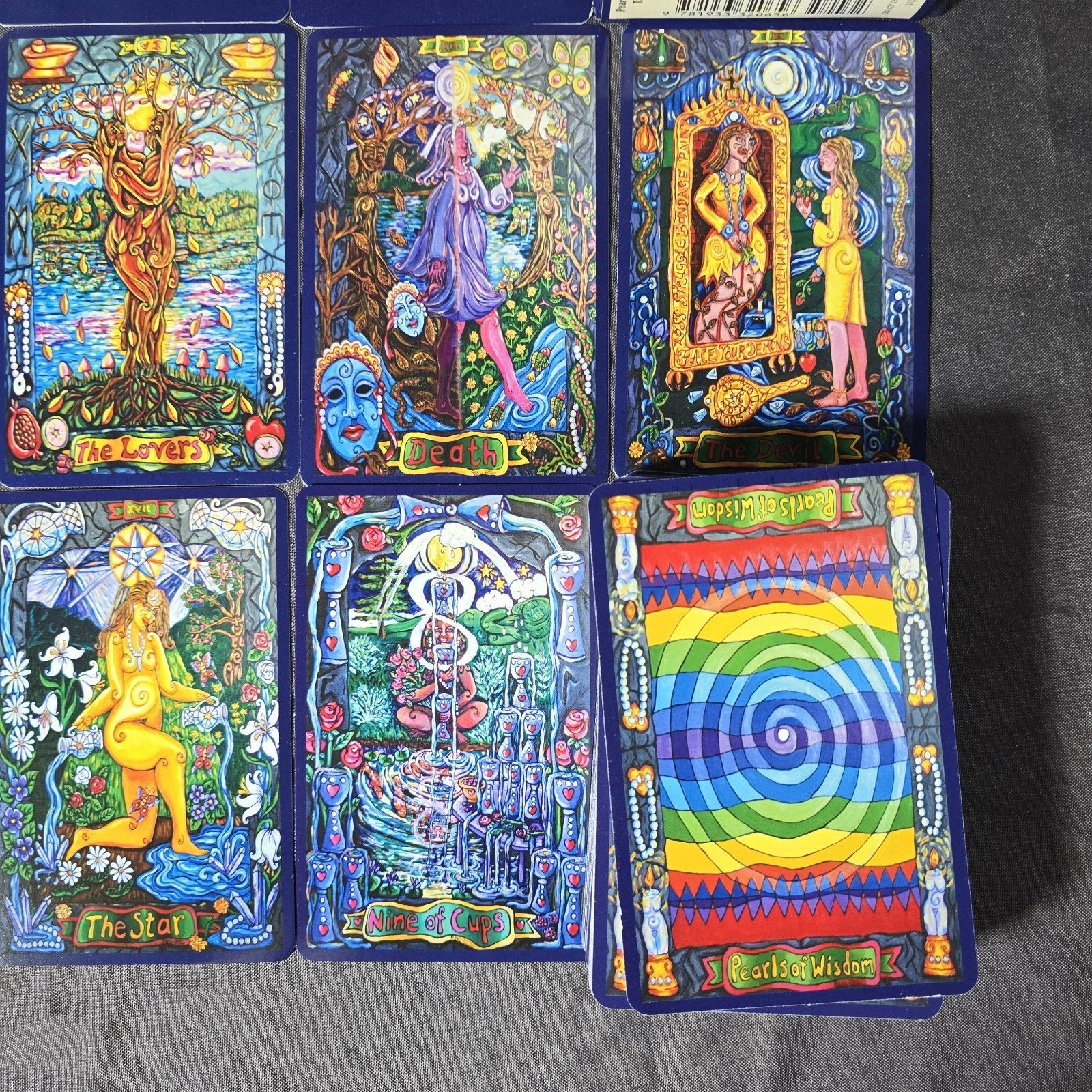Pearls of Wisdom Tarot Card Deck Second Edition Sim Fullbrite 7th House Complete
