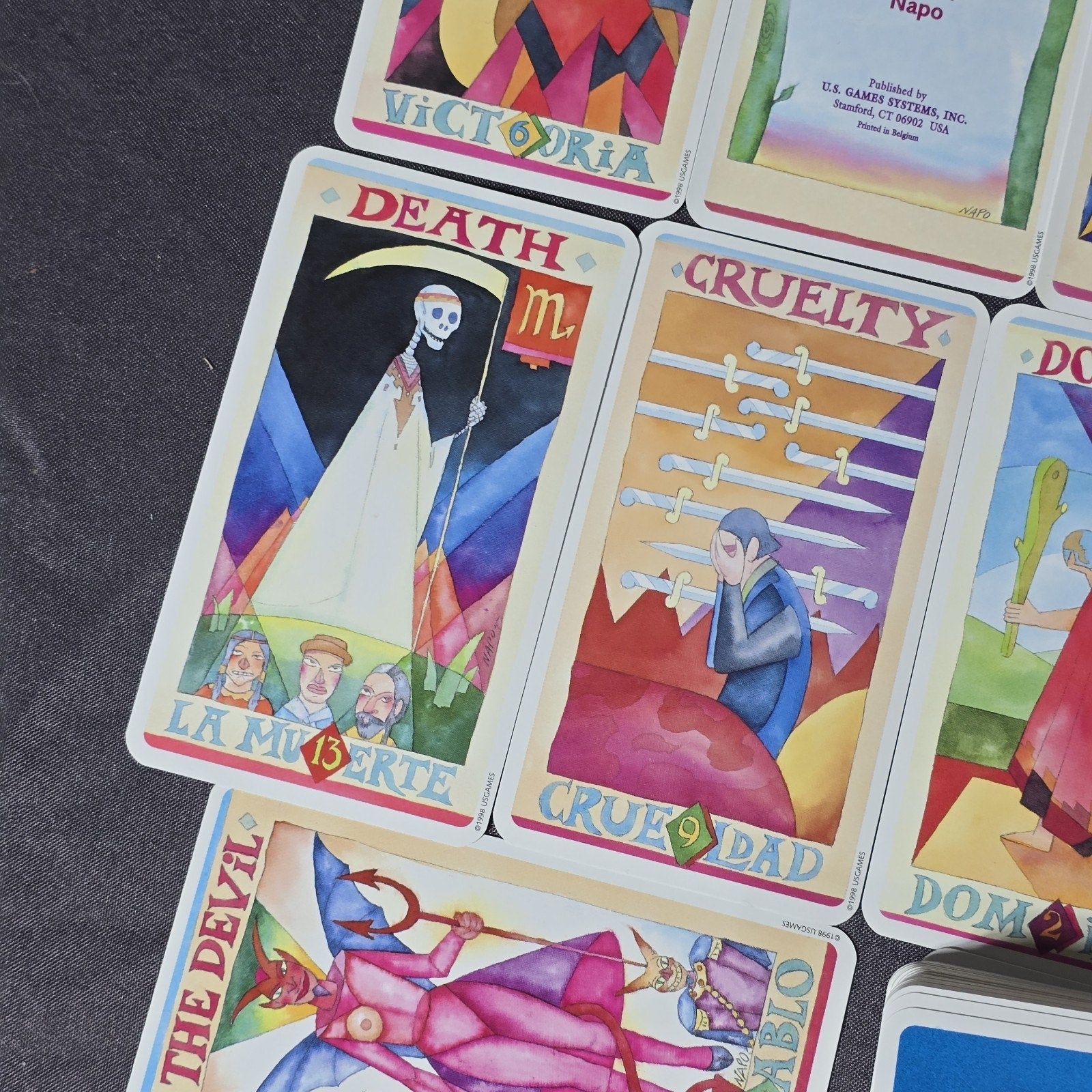 Original Napo Tarot Card Deck  from 1998 OOP Betty Lopez 1st Edition Bilingual Spanish