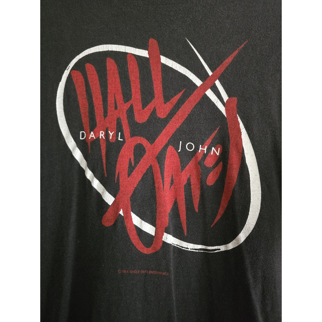 Vintage Daryl Hall & John Oats BIG BAM BOOM LIVE THRU 1985 Tour T Shirt Distressed